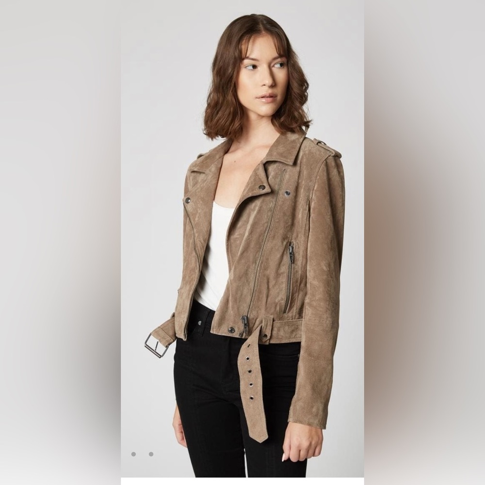 BlankNYC FRENCH TAUPE MOTO JACKET